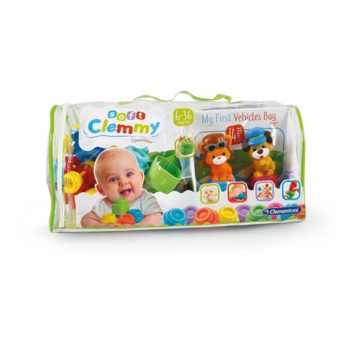 Klocki Torba Clemmy Pojazdy Clementoni 17235